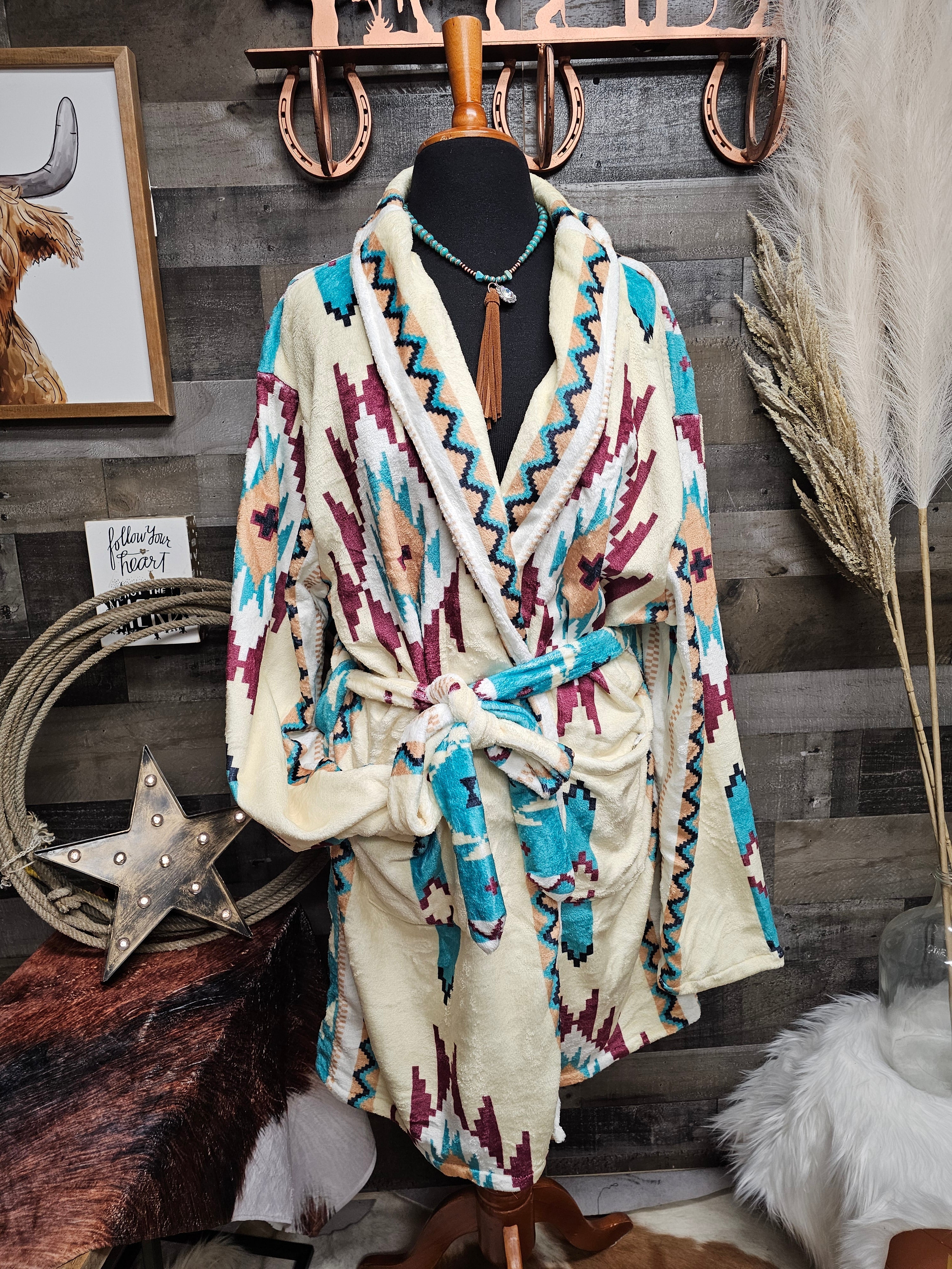 Taos Aztec Women's Bath Robe