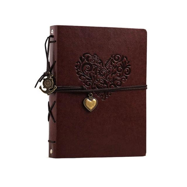 Photo Album Vintage Leather Scrapbook Wedding Guest DIY Memories Book Refillable Black Pages Birthday Gift Home Decor House Decoration DIY Memorable Gifts For Loved Ones